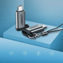 UGREEN 50590 Adaptér (redukce) Micro USB/USB-C s podporou datového přenosu, šedá