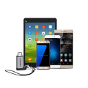 UGREEN 50590 Adaptér (redukce) Micro USB/USB-C s podporou datového přenosu, šedá