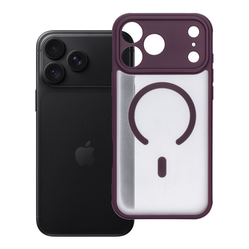 Kryt FULL MATTE MAG COVER MagSafe pro iPhone 18 Pro Max / 17 Pro Max (6,9") - vínový
