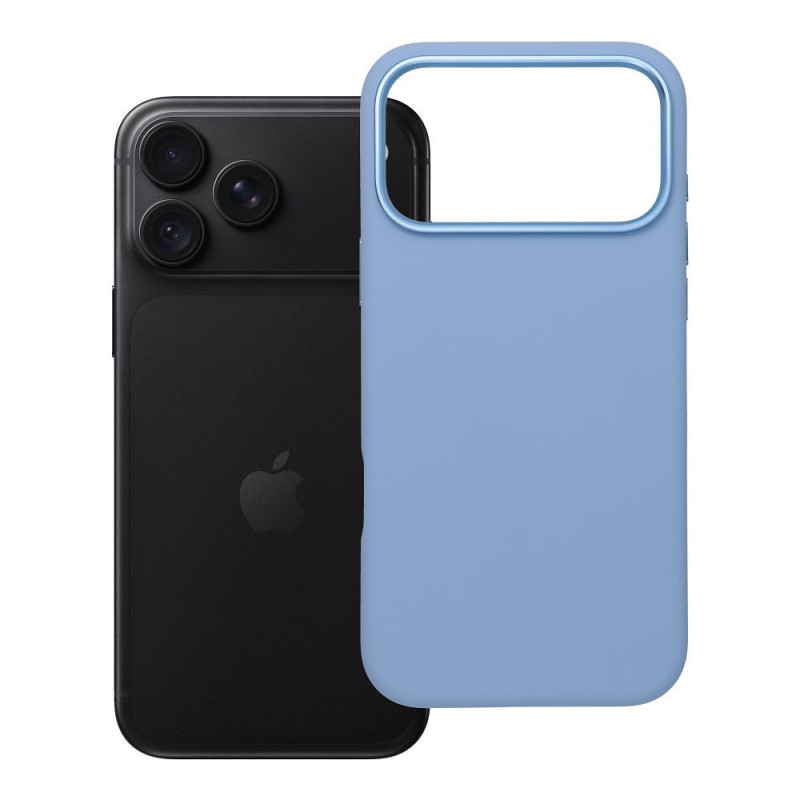 Kryt Forcell F-PROTECT FRAME PREMIUM MagSafe pro iPhone 18 Pro Max / 17 Pro Max (6,9") - světle modrý