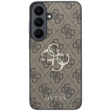 Kryt Guess 4G Metal Logo pro Galaxy S26 FE hnědý