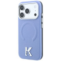 Kryt Karl Lagerfeld MagSafe pro iPhone 17 Pro - světle modrý