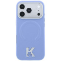 Kryt Karl Lagerfeld MagSafe pro iPhone 17 Pro - světle modrý