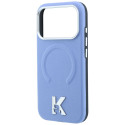 Kryt Karl Lagerfeld MagSafe pro iPhone 17 Pro - světle modrý