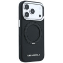 Kryt Karl Lagerfeld Ring Stand 360 pro iPhone 17 Pro - černý