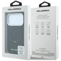 Kryt Karl Lagerfeld Ring Stand 360 pro iPhone 17 Pro - černý