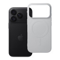 Pouzdro Silicone Mag Cover MagSafe pro iPhone 17 Pro - stříbrné