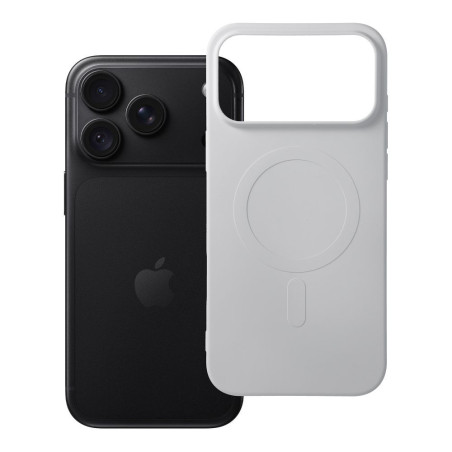Kryt MagSafe pro iPhone 18 Pro Max / 17 Pro Max - stříbrný