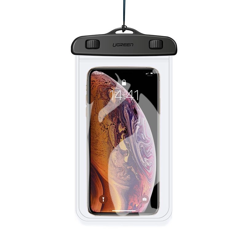 UGREEN 60959 Vodotěsné IPX8 pouzdro pro mobilní telefon až 6,5", černé