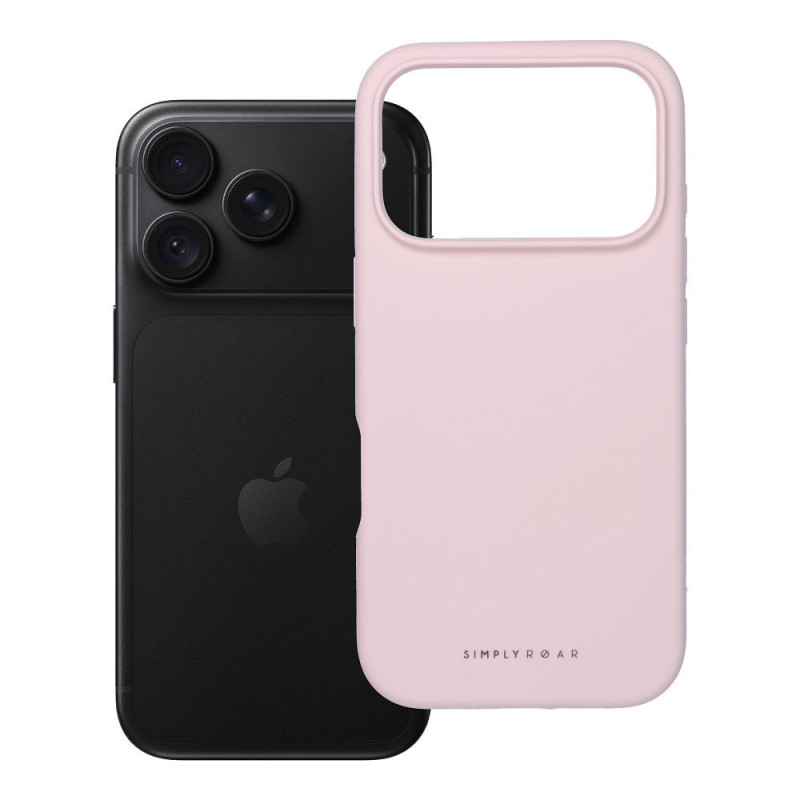 Kryt Roar CLOUD SKIN pro iPhone 18 Pro / 17 Pro - světle růžový