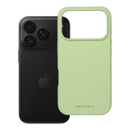 Kryt Roar CLOUD SKIN iPhone 18 Pro a 17 Pro, světle zelený