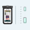 UGREEN 60959 Vodotěsné IPX8 pouzdro pro mobilní telefon až 6,5", černé
