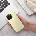 Kryt Roar CLOUD SKIN pro iPhone 17 Pro a 18 Pro - světle žlutý