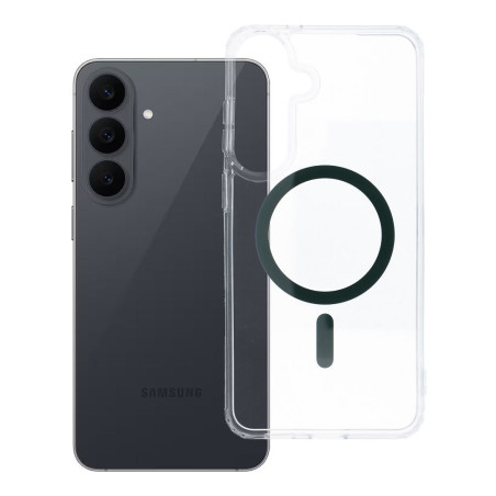 Kryt MagSafe pro Samsung Galaxy S26 FE - tmavě zelený