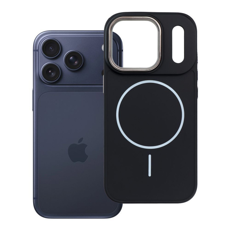 Kryt FRAME MAG COVER MagSafe pro iPhone 18 Pro / 17 Pro - černý