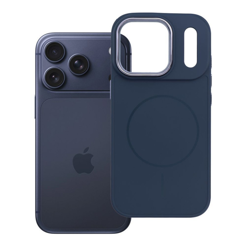 Kryt FRAME MAG COVER MagSafe pro iPhone 18 Pro / 17 Pro - tmavě modrý