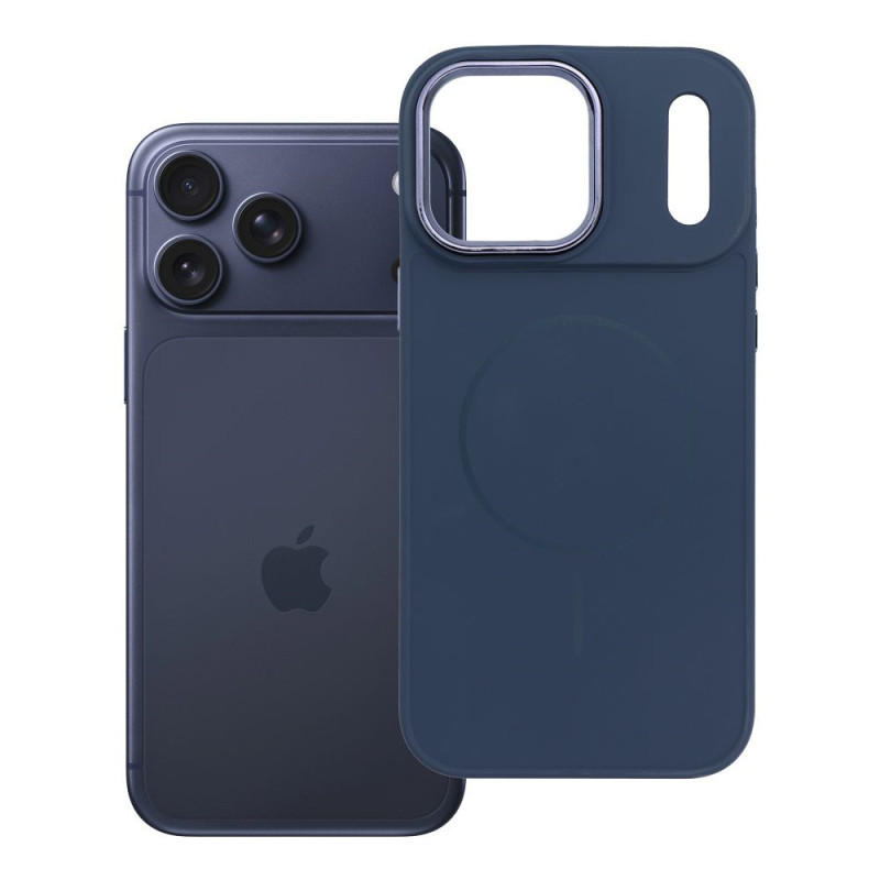 Kryt FRAME MAG COVER MagSafe pro iPhone 18 Pro Max / 17 Pro Max (6,9") - tmavě modrý