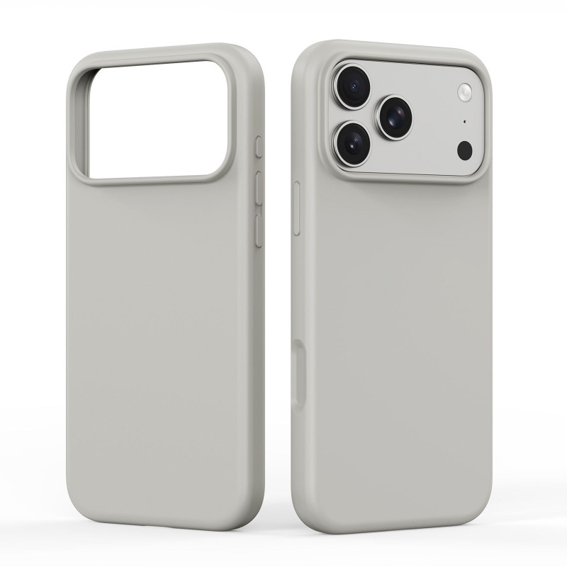 Kryt Dux Ducis PIEL LIQUID SILICONE MagSafe pro iPhone 18 Pro Max (6,9") - béžový