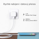 AG PREMIUM HD4 Kabel USB/Lightning pro Apple zařízení, délka 1m, bílý