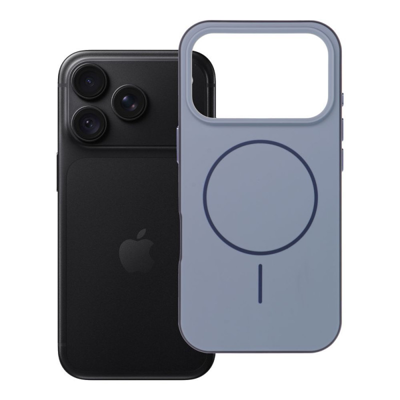 Kryt Forcell F-PROTECT CHROMATIC PREMIUM MagSafe pro iPhone 18 Pro / 17 Pro - modrý
