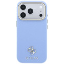 Kryt Guess Saffiano MagSafe pro iPhone 17 Pro - světle modrý