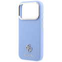 Kryt Guess Saffiano MagSafe pro iPhone 17 Pro - světle modrý