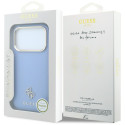 Kryt Guess Saffiano MagSafe pro iPhone 17 Pro - světle modrý