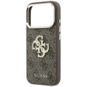 Kryt Guess 4G Big Strass pro iPhone 17 Pro hnědý