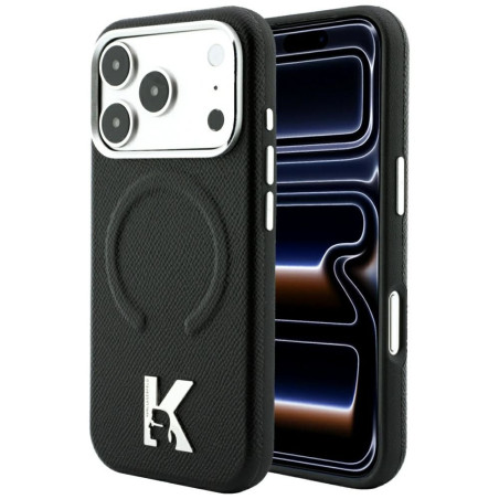 Kryt Karl Lagerfeld MagSafe pro iPhone 17 Pro a 18 Pro - černý