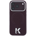Kryt Karl Lagerfeld MagSafe pro iPhone 18 Pro Max – vínový