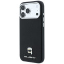 Kryt Karl Lagerfeld Choupette pro iPhone 17 Pro Max černý