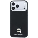 Kryt Karl Lagerfeld Choupette pro iPhone 17 Pro Max černý