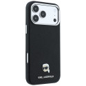 Kryt Karl Lagerfeld Choupette pro iPhone 17 Pro Max černý