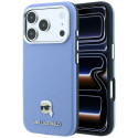 Kryt Karl Lagerfeld pro iPhone 17 Pro Max MagSafe - světle modrý