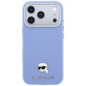 Kryt Karl Lagerfeld pro iPhone 17 Pro Max MagSafe - světle modrý