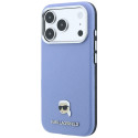 Kryt Karl Lagerfeld pro iPhone 17 Pro Max MagSafe - světle modrý