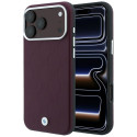 Kryt BMW Sign Deboss pro iPhone 17 Pro a 18 Pro – bordový