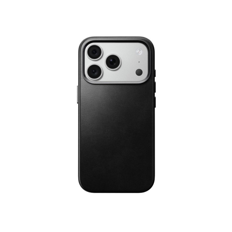 Kryt Nomad TRADITIONAL LEATHER CASE MagSafe pro iPhone 18 Pro/17 Pro - černý