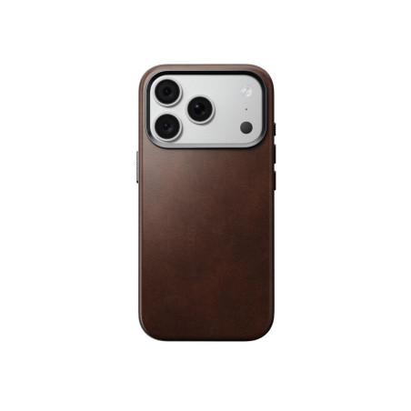 Kryt Nomad Traditional Leather pro iPhone 17 Pro - hnědý