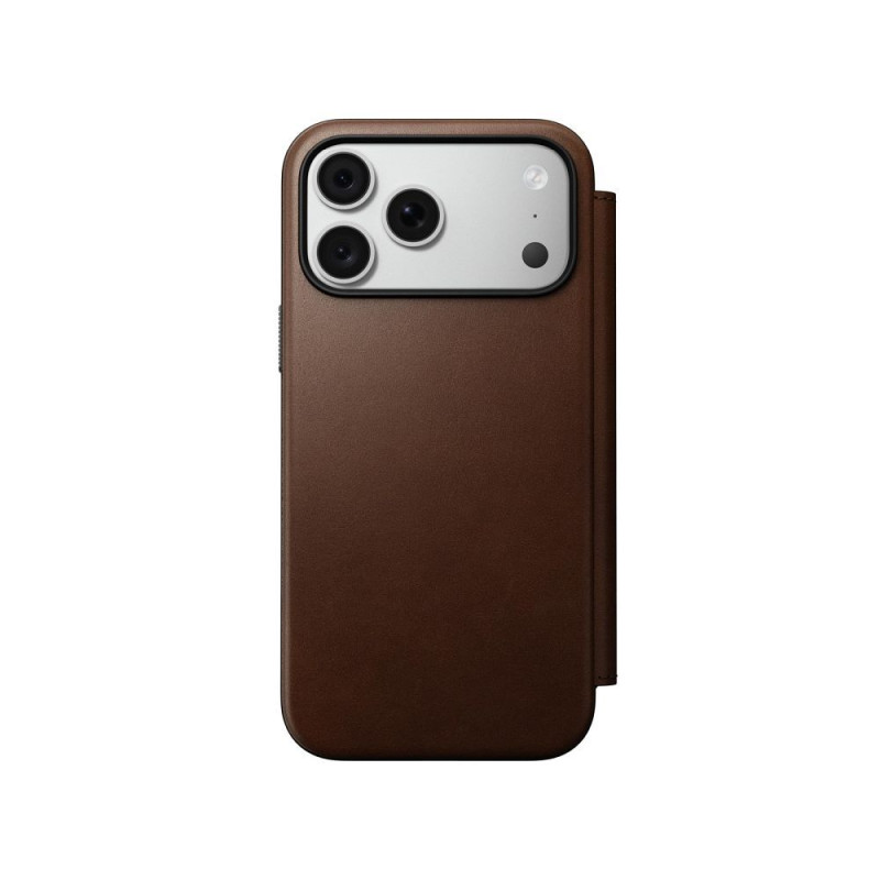 Pouzdro Nomad MODERN LEATHER FOLIO MagSafe pro iPhone 18 Pro Max/17 Pro Max (6,9") - hnědé