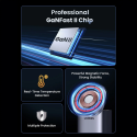 Ugreen CD342 100W GaN 2x USB-C 1x USB-A nabíjecí stanice s indukčním nabíjením Qi MagSafe - šedá barva