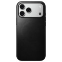 Kryt Nomad Modern Leather MagSafe pro iPhone 18 Pro Max černý