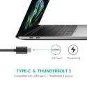 UGREEN CM199 Adaptér USB-C na RJ45 Gigabit Ethernet, hliníkový, Space Grey