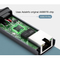 UGREEN CM199 Adaptér USB-C na RJ45 Gigabit Ethernet, hliníkový, Space Grey