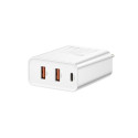 BASEUS CCFS-G02 Speed PPS Nabíječka USB a USB-C s výkonem 60W, PD + QC3.0, bílá