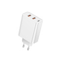 BASEUS CCFS-G02 Speed PPS Nabíječka USB a USB-C s výkonem 60W, PD + QC3.0, bílá