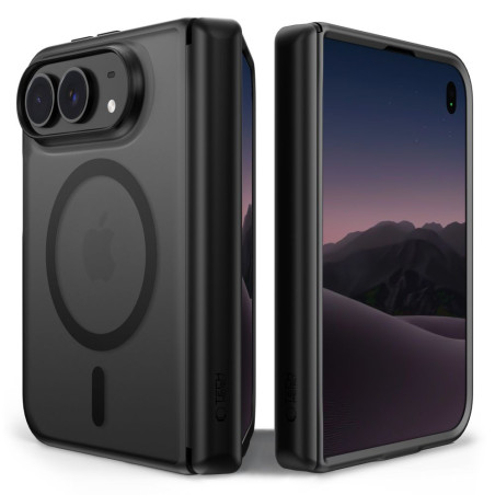 Kryt Tech-Protect MagPeak s MagSafe pro iPhone Duo – matně černý, hybridní TPU a PC