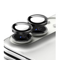 Ochrana fotoaparátu Ringke Camera Frame pro iPhone Duo – 2 sady, černý hliníkový rámeček