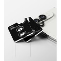Ochrana fotoaparátu Ringke Camera Frame pro iPhone Duo – 2 sady, černý hliníkový rámeček