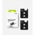 Ochrana fotoaparátu Ringke Camera Frame pro iPhone Duo – 2 sady, černý hliníkový rámeček